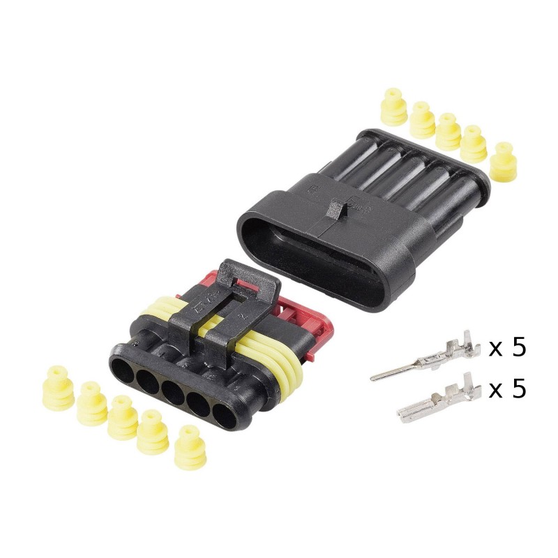 TE Connectivity KIT Superseal AMP 1.5mm Series 5 poli